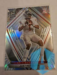 2021 Chronicles Draft Picks Spectra Justin Fields #280 Silver Holo Prizm Rookie RC
